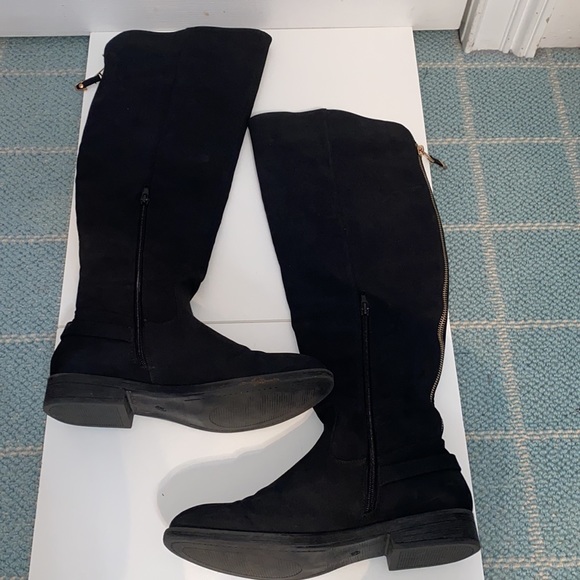 Steve Madden Knee High Boots with Gold Detail - Picture 2 of 8